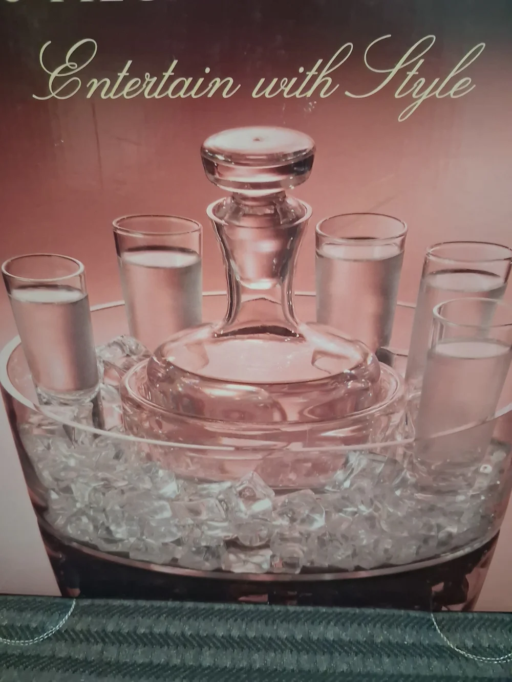 Classic 8-Piece Vodka Set - Clear Glass